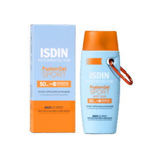 کرم و ژل ضد آفتاب بی رنگ ایزدین فیوژن اسپرت ضدآب Spf50