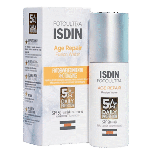 ضدآفتاب و ضدپیری ایزدین فیوژن واتر Age Repair SPF50 حجم 50 میل