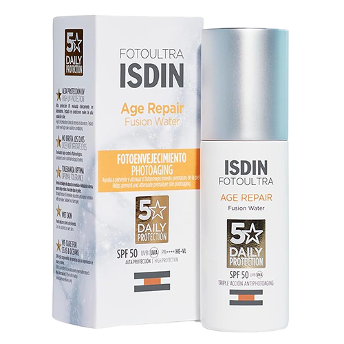 ضدآفتاب و ضدپیری ایزدین فیوژن واتر Age Repair SPF50 حجم 50 میل
