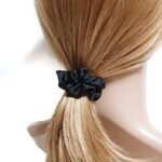 کش مو یا اسکرانچی مدل چین دار گلیتری مینیسو 12عددی - Image 7