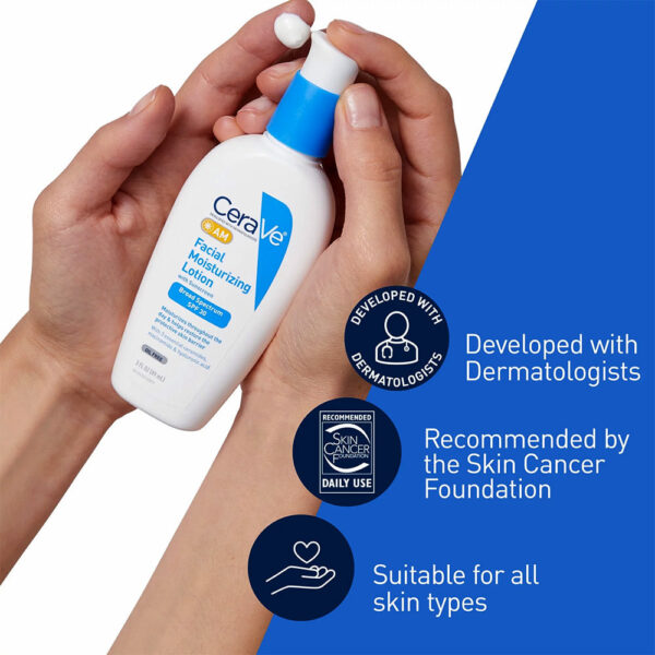 لوسیون مرطوب کننده روز SPF30 سراوی - Image 3