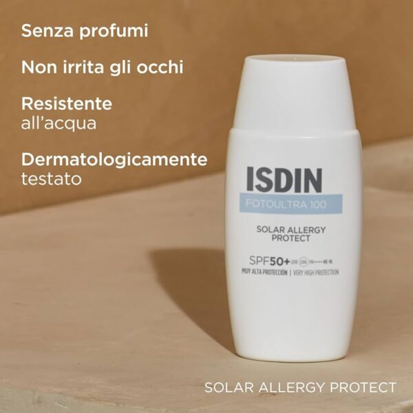ضدآفتاب فلوئید سولار آلرژی SPF100 ایزدین | محافظت قوی در برابر اشعه و آلرژی به خورشید - Image 2