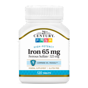 مکمل آهن 65mg برند سنتری | پیشگیری و درمان کم خونی