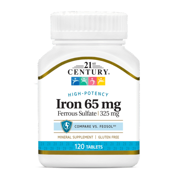 مکمل آهن 65mg برند سنتری | پیشگیری و درمان کم خونی