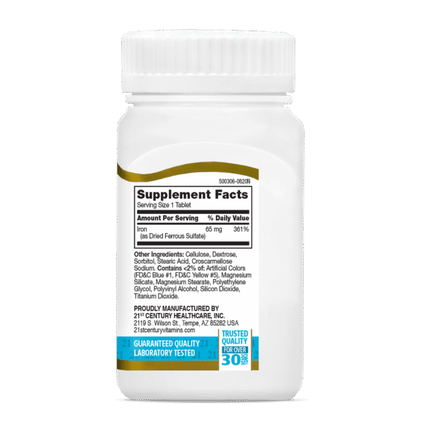 مکمل آهن 65mg سنتری | پیشگیری و درمان کم خونی - Image 4