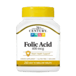 مکمل اسید فولیک 400mg برند سنتری | حمایت از سلامت قلب