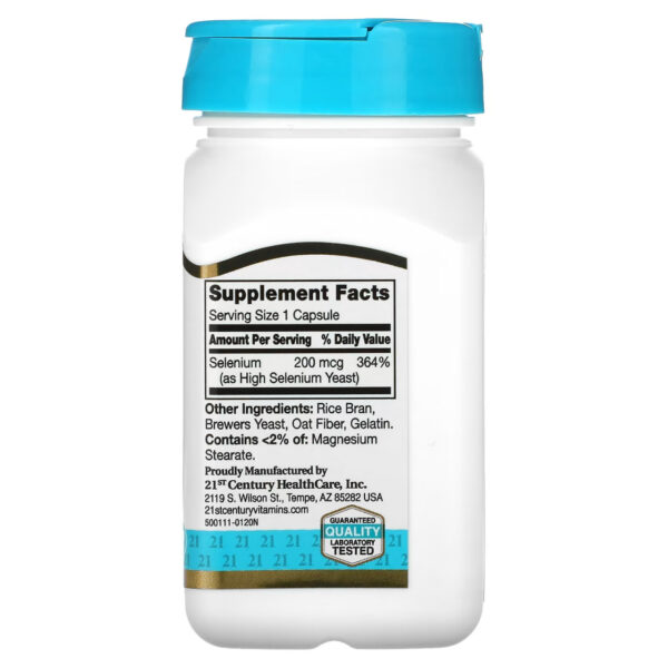 مکمل قرص سلنیوم 200mg سنتری | سلامت کامل بدن و محافظت از سلول ها - Image 2